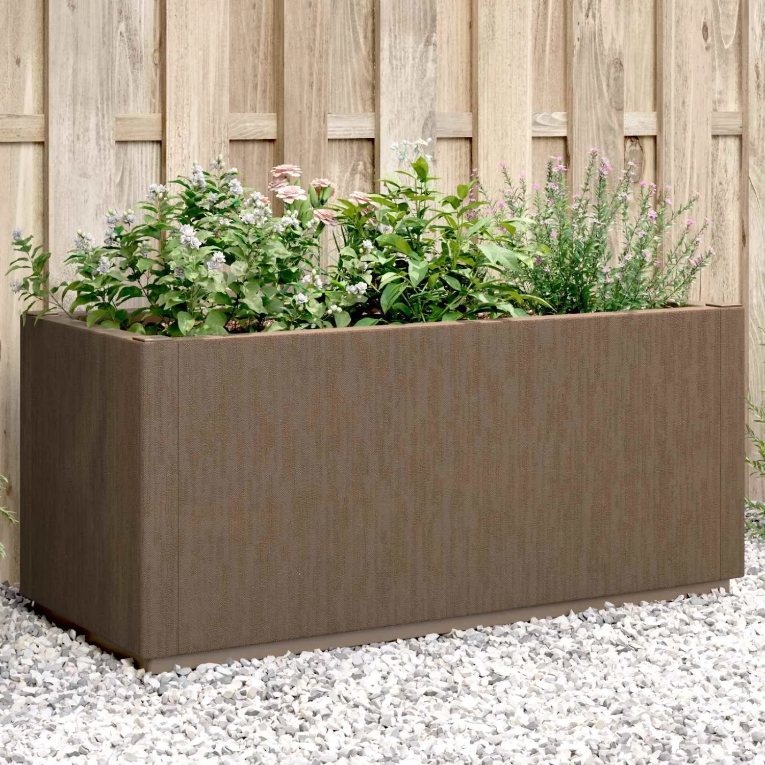 vidaXL Garten-Blumenkasten Braun 80 x 36 x 35 cm PP 42036843_3