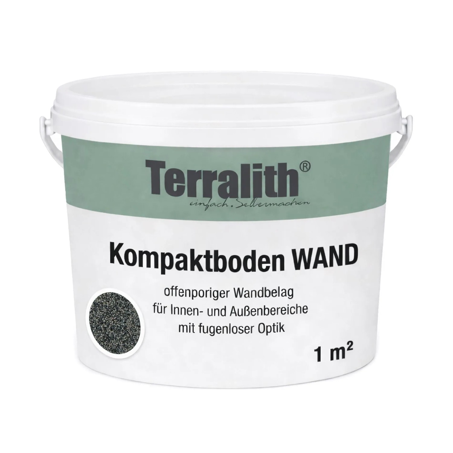 Terralith Kompaktboden Wand Metallic Mix 301 für 1 m²