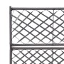 Detailaufnahme Rankgitter des schwarzen DELUKE Rankkasten Pflanzgefäß aus Rattan.