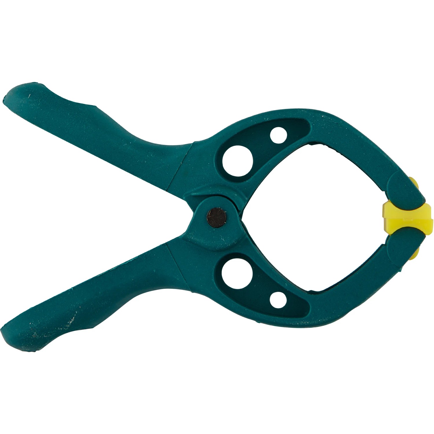 Wolfcraft Microfix Federzwinge, 3 cm Spannweite, in Grün. Spannwerkzeug für Modellbau.