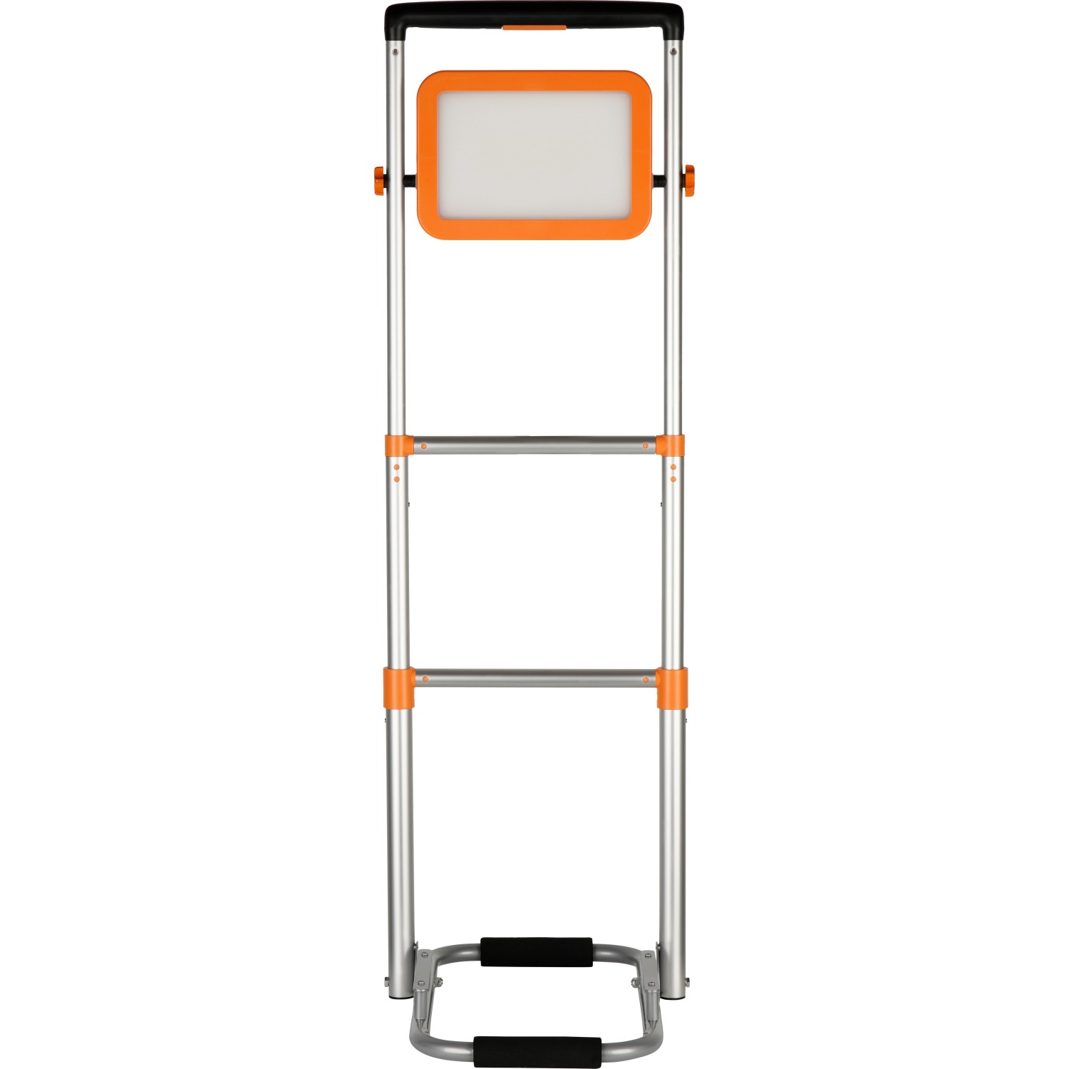REV Ritter LED-Arbeitsleuchte LIFT, höhenverstellbar, grau-orange, 50W. Flexibler Baustrahler.