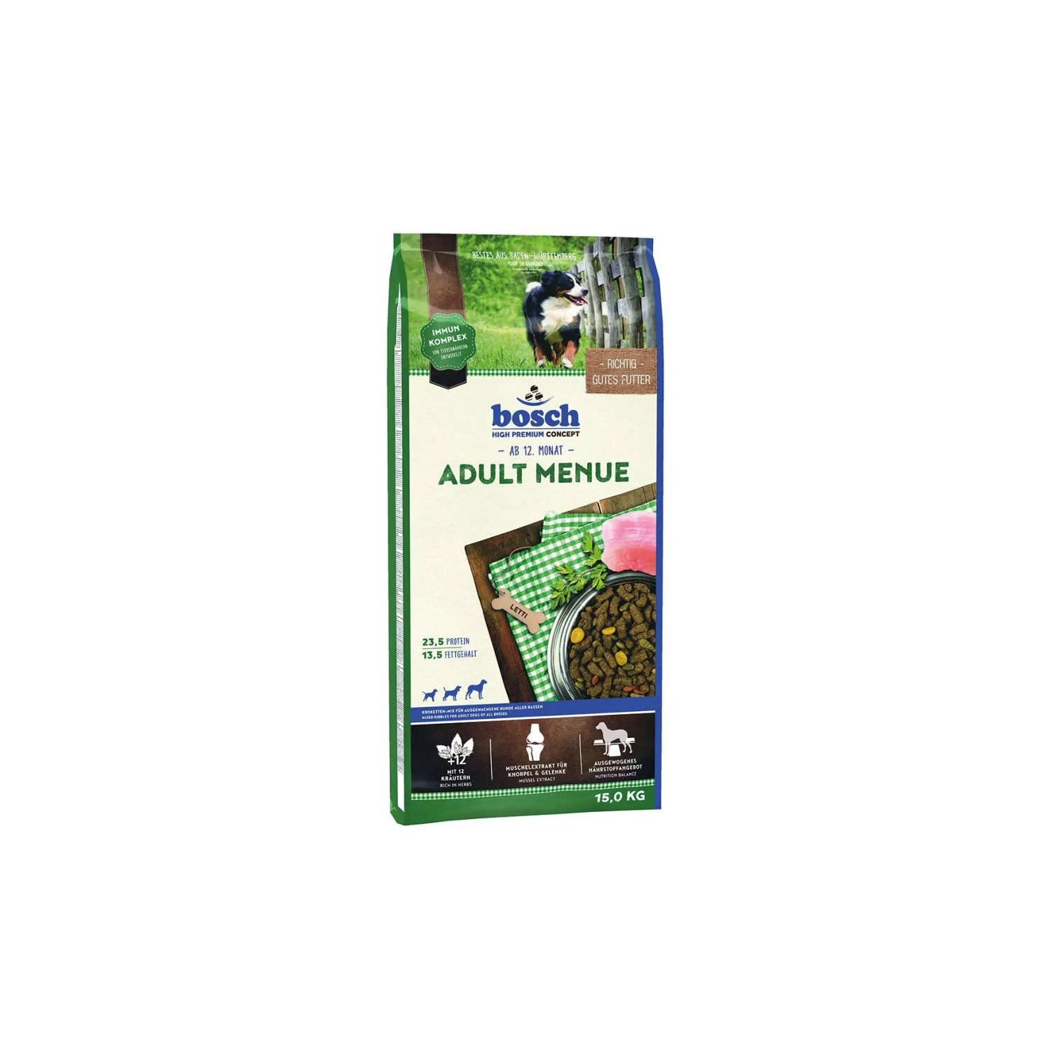 Bosch Pets Hunde-Trockenfutter Adult Menü 15 kg