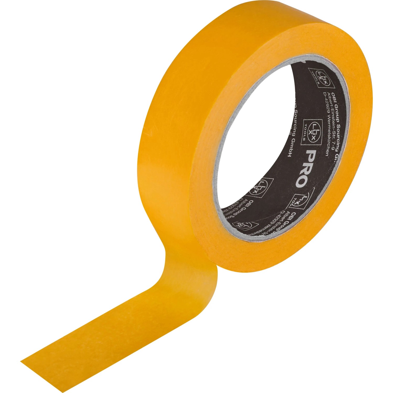 LUX-TOOLS PRO Washi-Tape Gelb 30 mm x 50 m