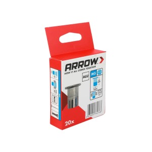 Arrow Nietmutter RN M5 Alu Ø 7 mm x 13 mm 20 Stück