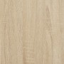 Helle Holzmaserung der Sonoma Holzwerkstoff-Oberfläche des vidaXL Seitenschranks.