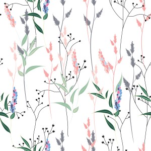 Bunte Venilia Fensterfolie mit Wildblumenmuster für mehr Privatsphäre auf Glasflächen.