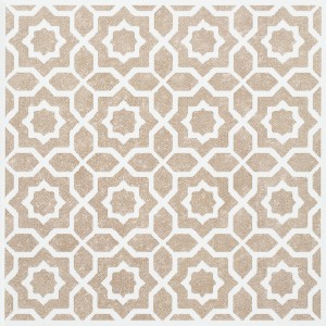 d-c-fix Wandfliesen Lina, 6er-Set, 15x15 cm, beige mit Sternmuster für Wanddekoration.