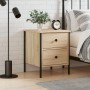 vidaXL Nachttisch Sonoma-Eiche 40x42x50 cm Holzwerkstoff 825985_2