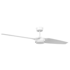 Weißer Lucci Air Deckenventilator Condor (136 cm) mit Fernbedienung. Energiesparend und leise.