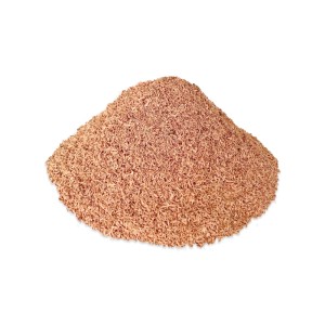 Haufen PINI Räucherchips aus naturbelassenem Buchenholz, 1-3mm, für intensives Raucharoma beim Grillen.