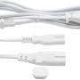 Zubehör für LED Unterbauleuchte: Kabel, Stecker, Schrauben und Dübel.