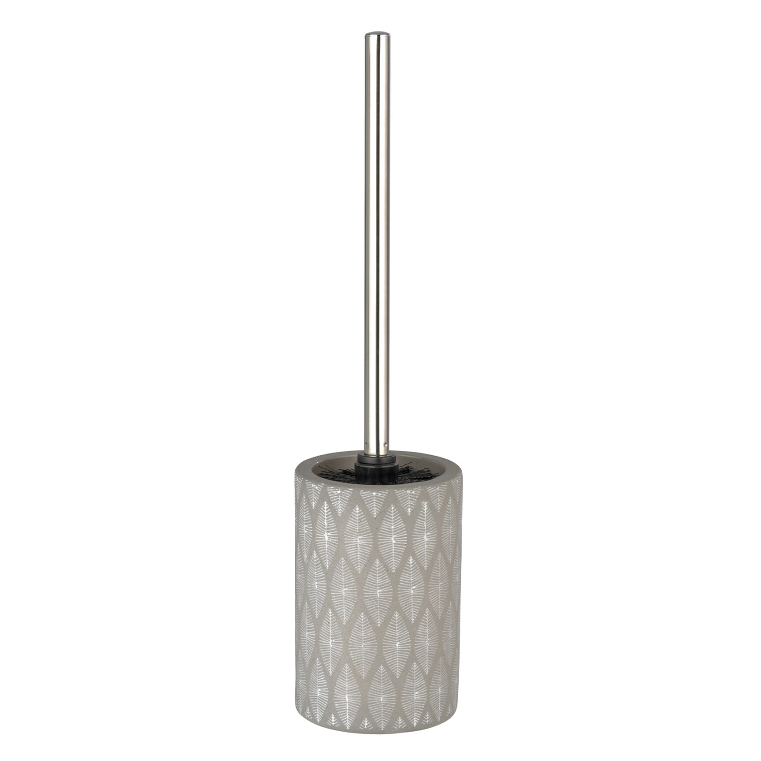 Wenko WC-Garnitur Tupian Grau Keramik 10 x 43 x 10 cm Grau