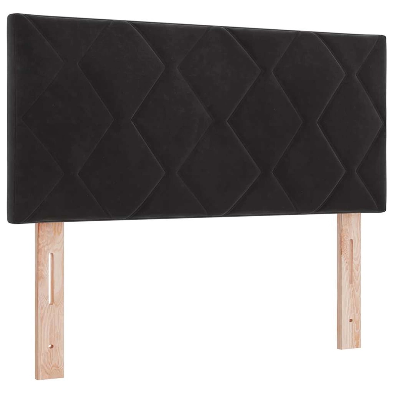 vidaXL LED Kopfteil mit LED-Streifenleuchten Schwarz 100 cm Samt 3338209 günstig online kaufen