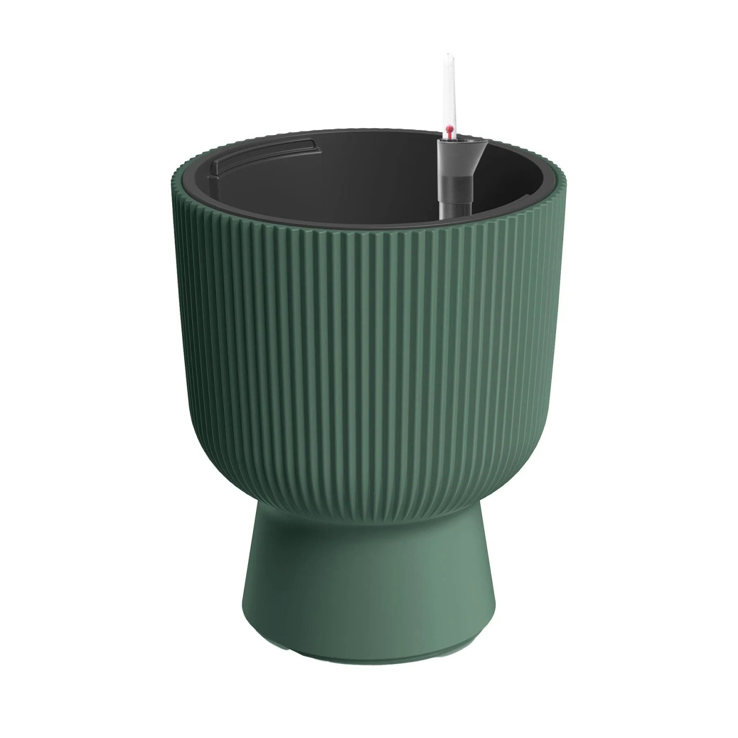 VidaAtHome.de Design-Pflanzgefäß ALVY ø 24cm mit Bewässerungseinsatz Grün