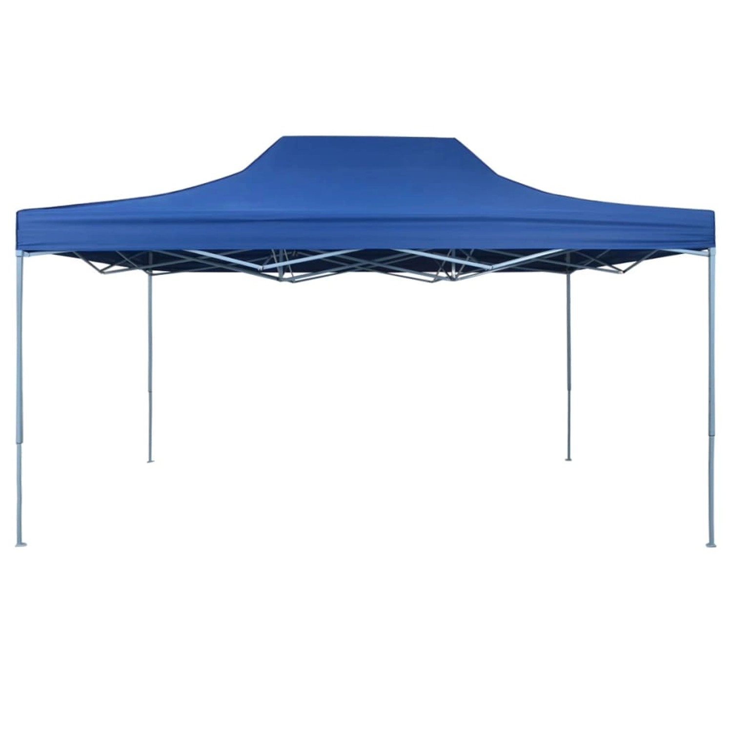 vidaXL Profi-Partyzelt Faltbar 3x4 m Stahl Blau