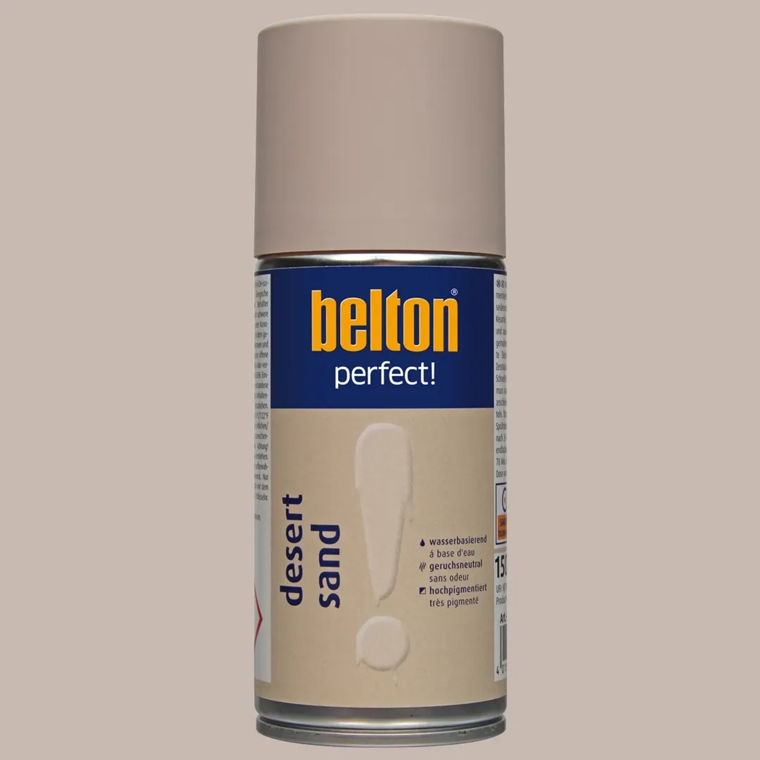 belton Buntlack Perfect Desert Sand, seidenmatt, 150ml Dose.