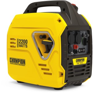 Gelber Champion Stromerzeuger Inverter Generator 92001I-EU mit 2200 W Leistung.