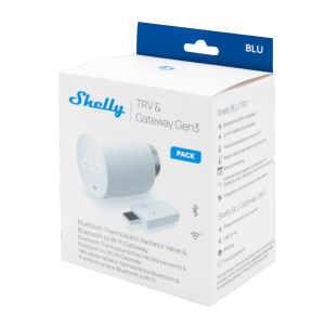 Shelly smartes Thermostatventil Plug & Play Blu TRV & Blu Gateway Gen3