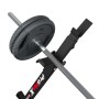 K-Sport Kniebeugeständer mit Langhantel und Hantelscheiben. Squat Rack für Sport & Fitness.
