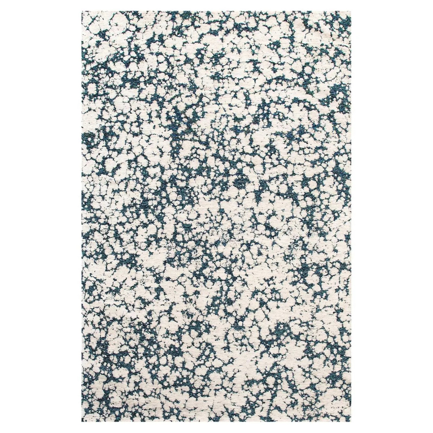 Lola&Moi Teppich Skipper Blue Weiß 170x240cm