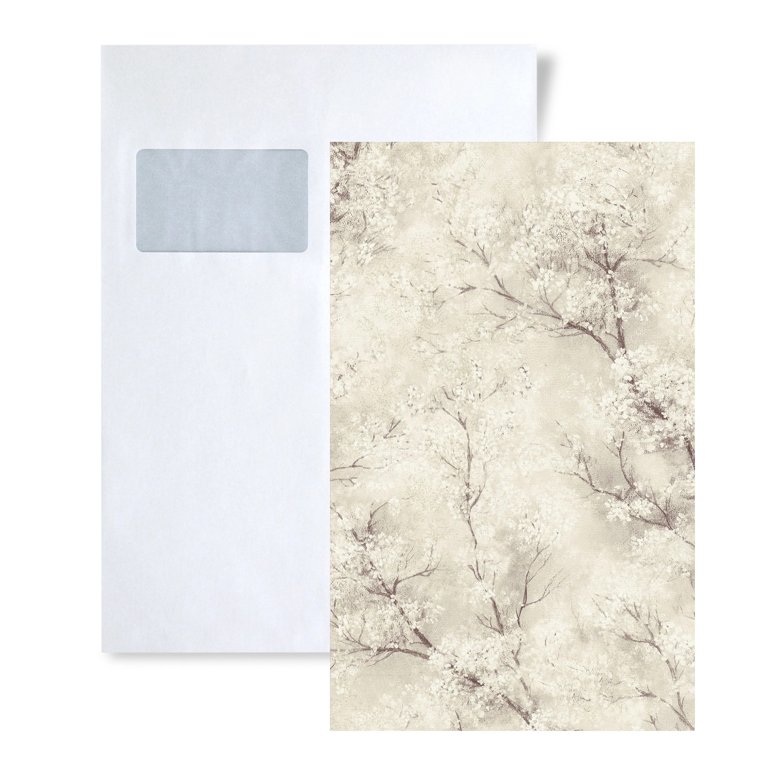 PROFHOME 1 MUSTERSTÜCK S-374202-GU DIN A4 MUSTER der Floral Tapete günstig online kaufen