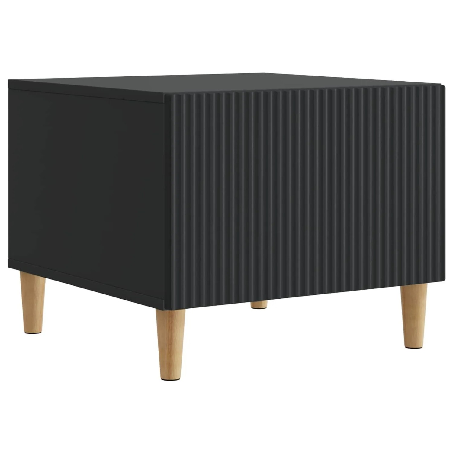 vidaXL Couchtisch mit Schubladen Schwarz 49 x 50 x 40 cm Holzwerkstoff 894736
