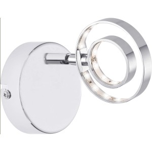 Moderner OBI LIGHTING LED-Spot Piave mit dekorativem Doppelring und Aluminium-Basis.