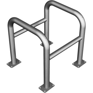 Feuerverzinkter Schake Baumschutz zum Aufdübeln, 600x600x650 mm, für den Schutz von Bäumen und Objekten.