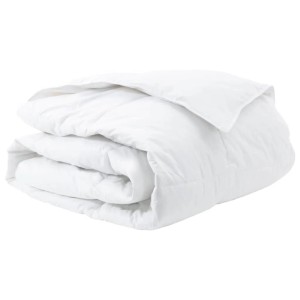 vidaXL Winterbettdecke Weiß 200 x 220 cm Feder 42007659