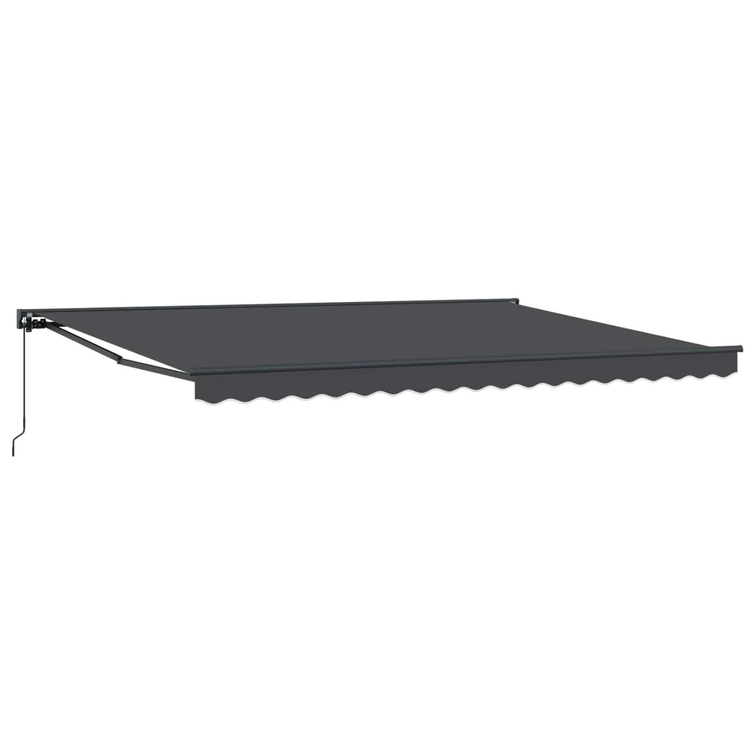 vidaXL Manuell Einziehbare Markise Anthrazit 4,5 x 3,5 m 3420461