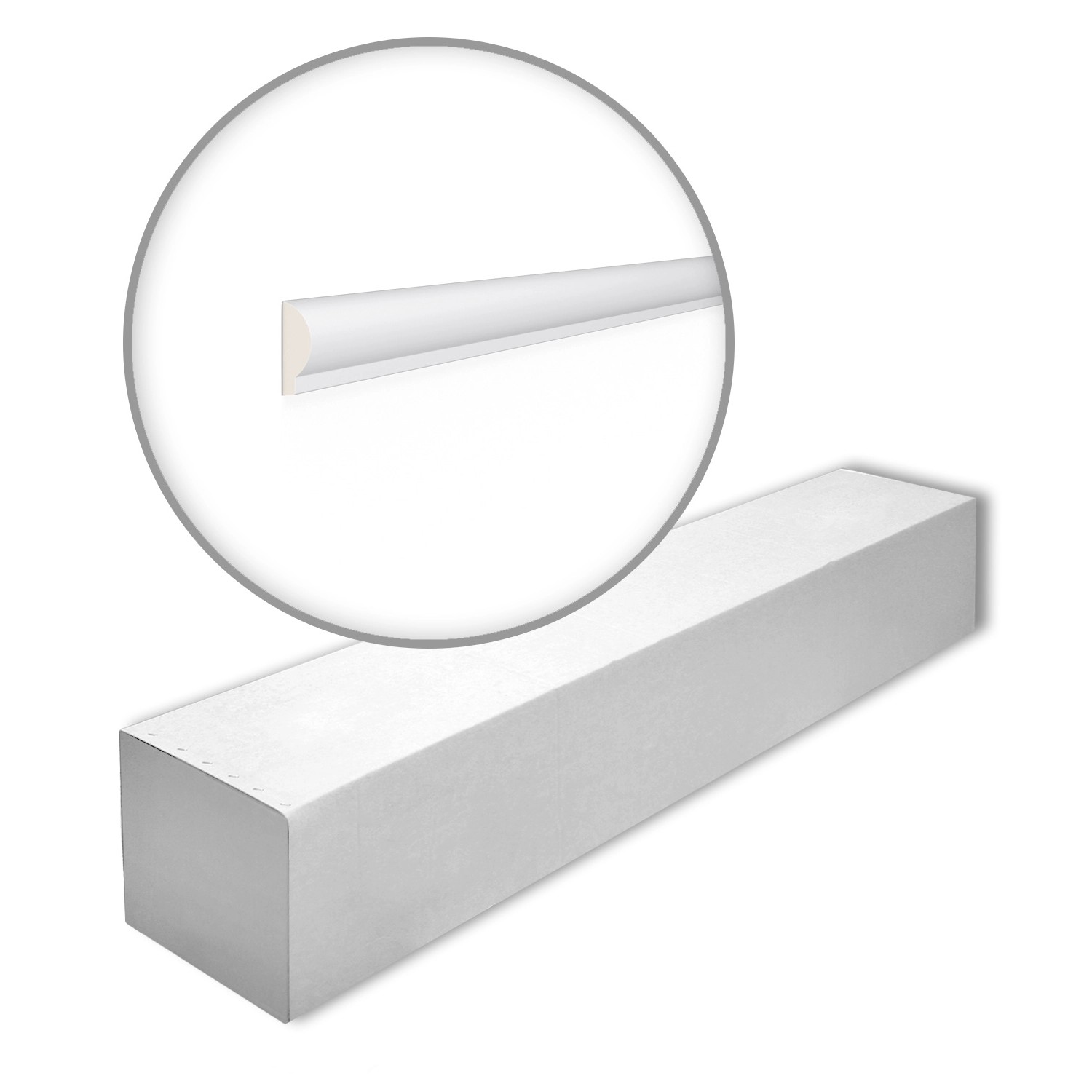 Thumbnail - NOEL & MARQUET NMC SP1-Box ARSTYL Wandleisten 1 Karton Set mit 50 Stuckleisten 100 m Weiß
