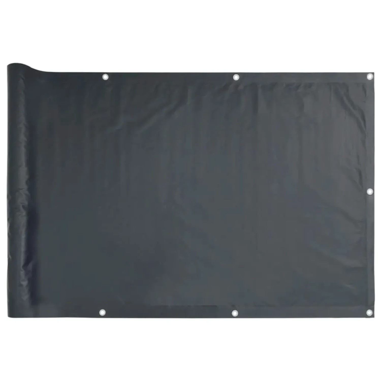 vidaXL Balkon Sichtschutz Oxford-Gewebe 90x400 cm Anthrazit 42326