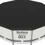 Bestway Flowclear Poolabdeckung, PVC, schwarz, Ø 366 cm auf Pool
