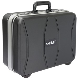 HMF 15601-02 Werkzeugkoffer Leer Werkzeugkiste Groß  ABS-Kunststoff 47 x 40 x 22 cm