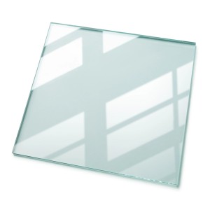 Tulup Tischplatte Klarglas Tischplatte 60x60 cm Transparente Glastischplatte Quadratische Tischplatte Transparente Glasplatte für Couchtisch