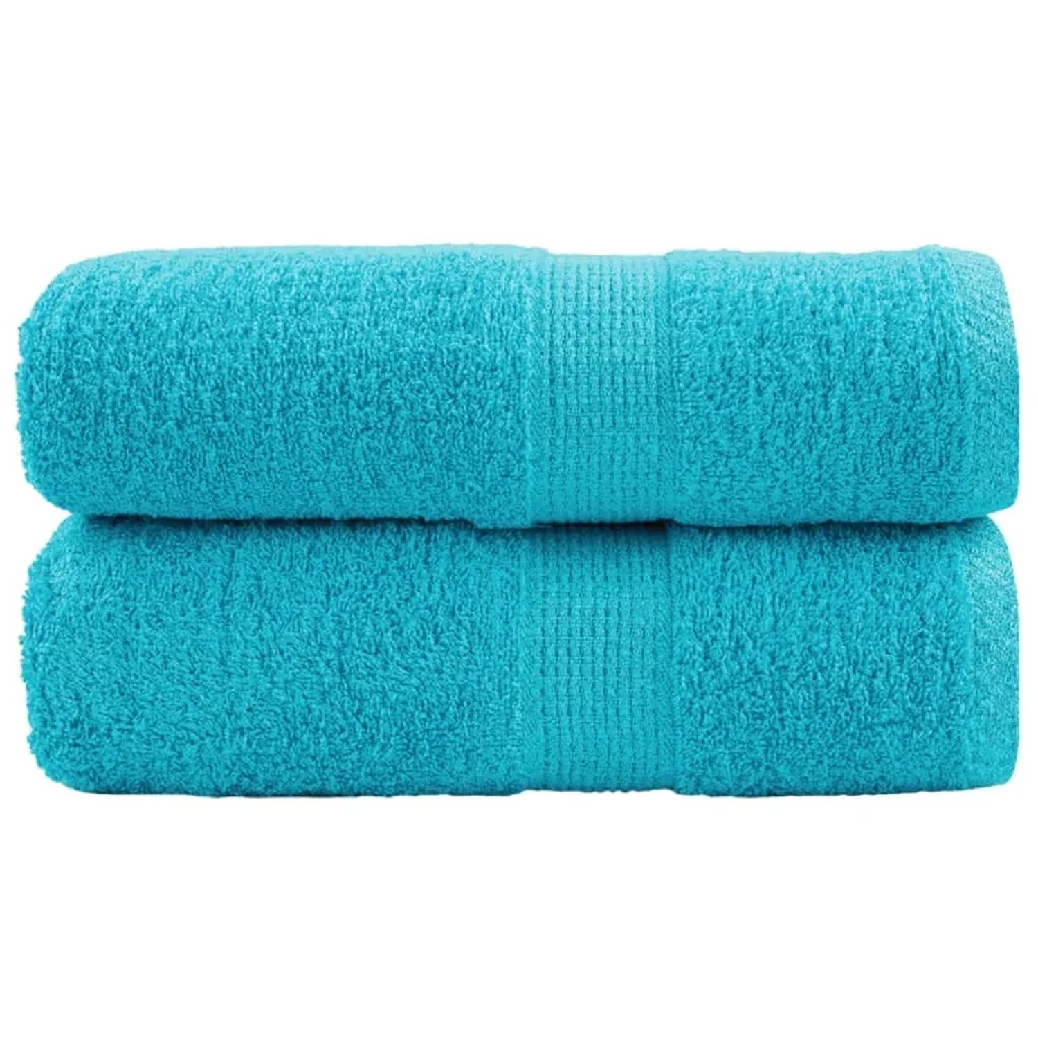 vidaXL Premium-Seiftücher 2 Stk Türkis 30x30 cm 600 g/m2 Baumwolle