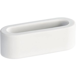 Weißer, selbstklebender Hama Kabelhalter für ordentliche Kabelführung, 2 Stück.