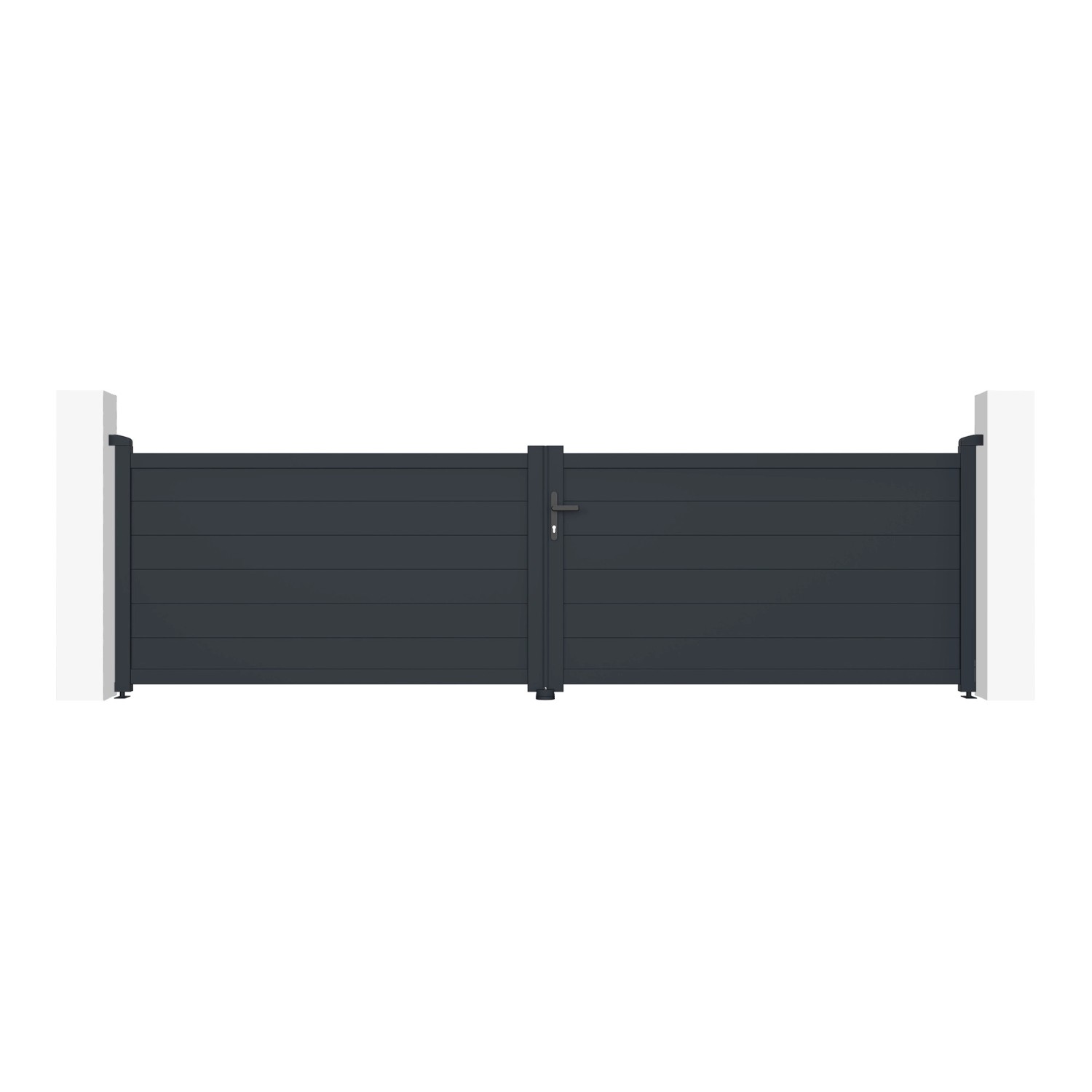 Casanoov Flügeltor Elektrisch 4M Eiger H 115Cm & Drehtorantrieb Hicker B200 günstig online kaufen