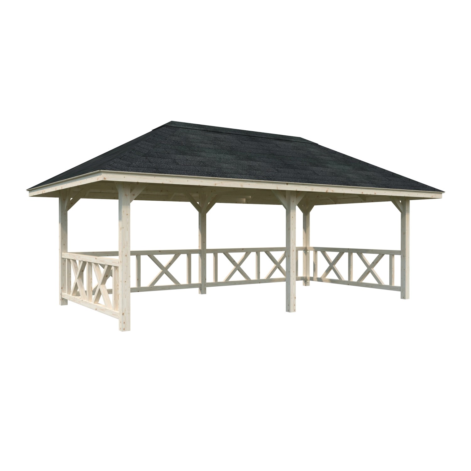 Palmako Pavillon Bianca Set107 Transparent Tauchgrundiert 588 cm x 300 cm F günstig online kaufen