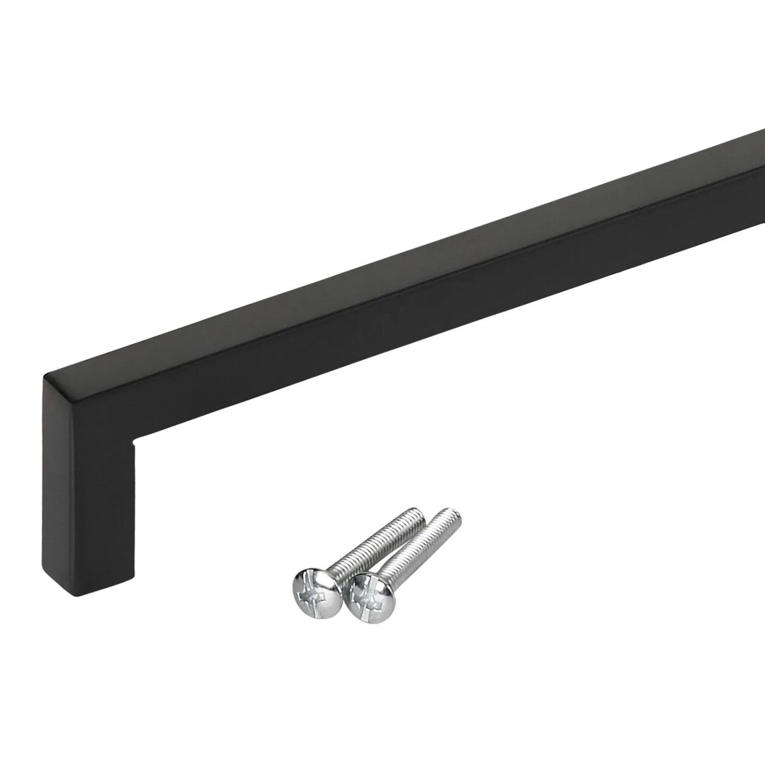 SOTECH Stangengriff E8 BA 480 mm Echt Edelstahl SS201 Schwarz