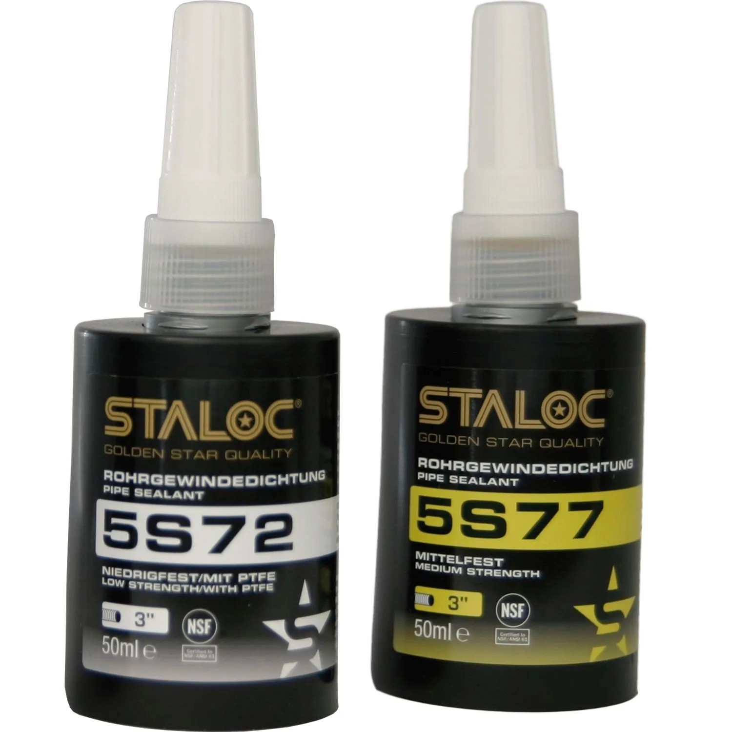 Staloc Gewindedichtung 5S11 Niedrigfest Weiß 50 ml
