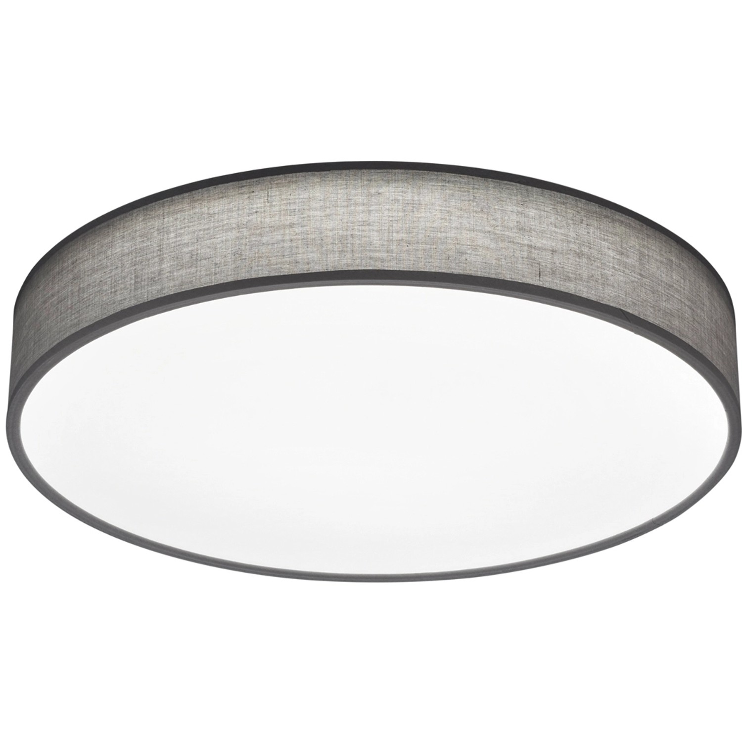 Trio LED Deckenleuchte Lugano Grau 100 mm x 600 mm x 600 mm günstig online kaufen