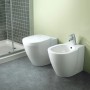 Ideal Standard Connect WC und Bidet in Weiß mit Softclosing Funktion.