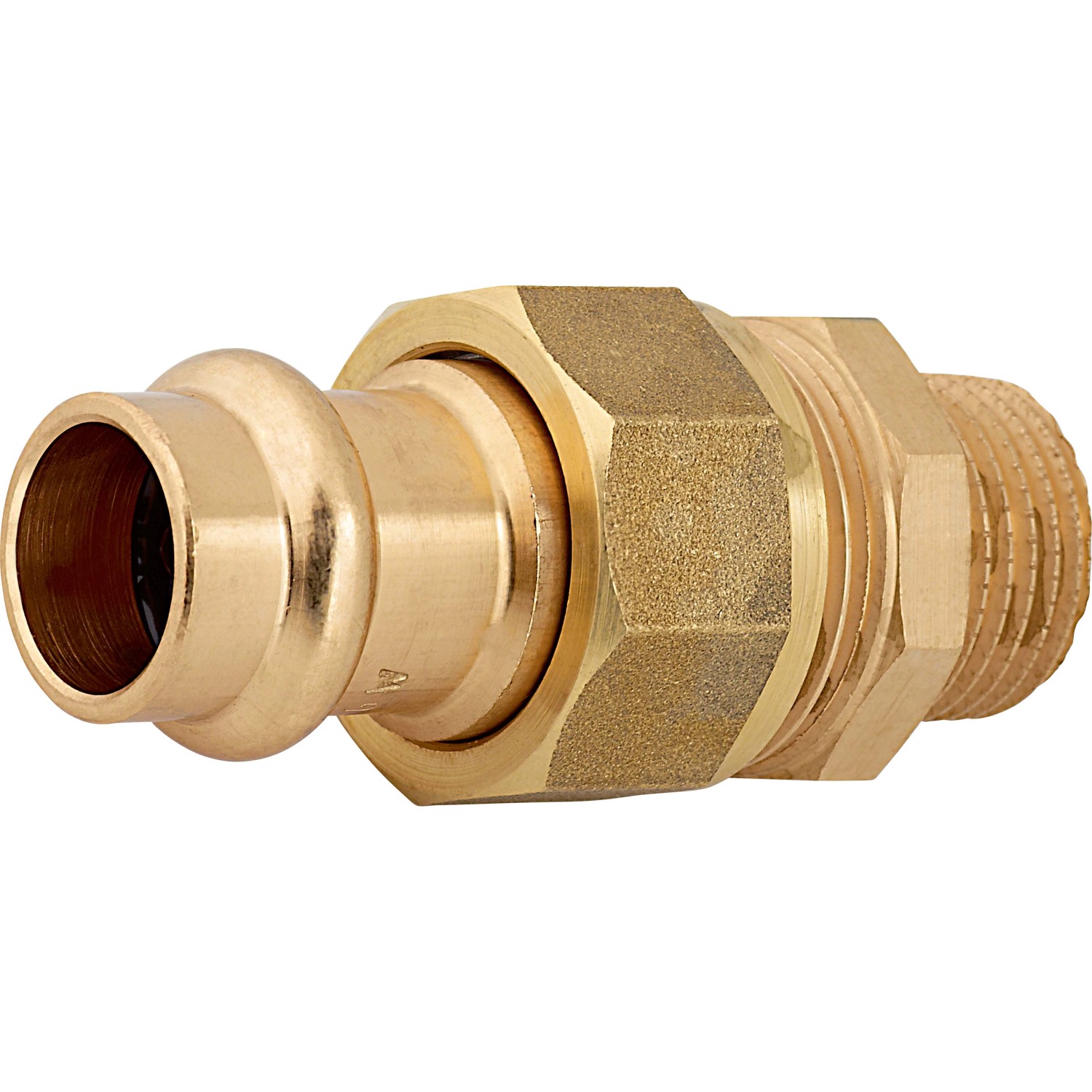 Pressverschraubung Ø 15 mm x 21 mm (R 1/2) Rotguss