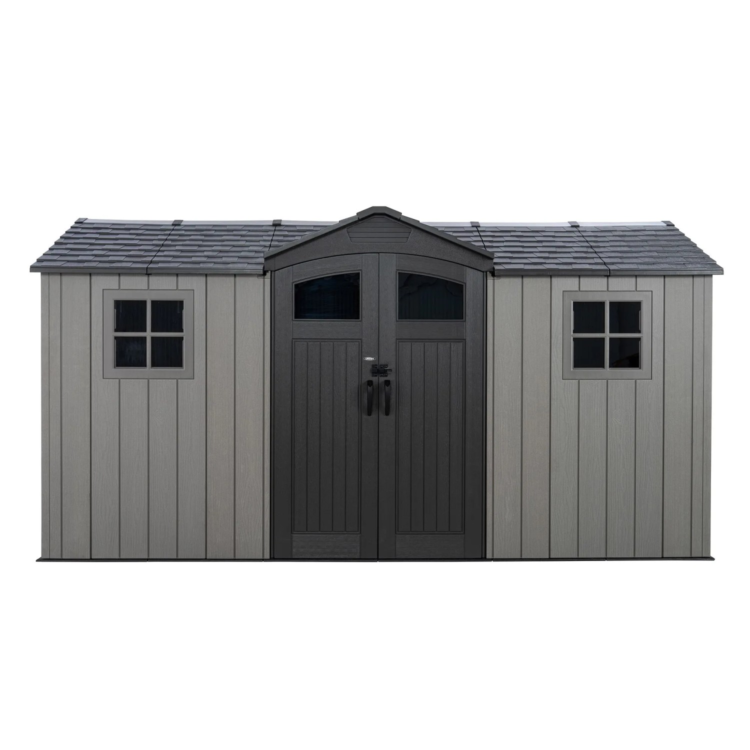 Lifetime Gerätehaus Kentucky Grau 206 cm x 427 cm x 265 cm