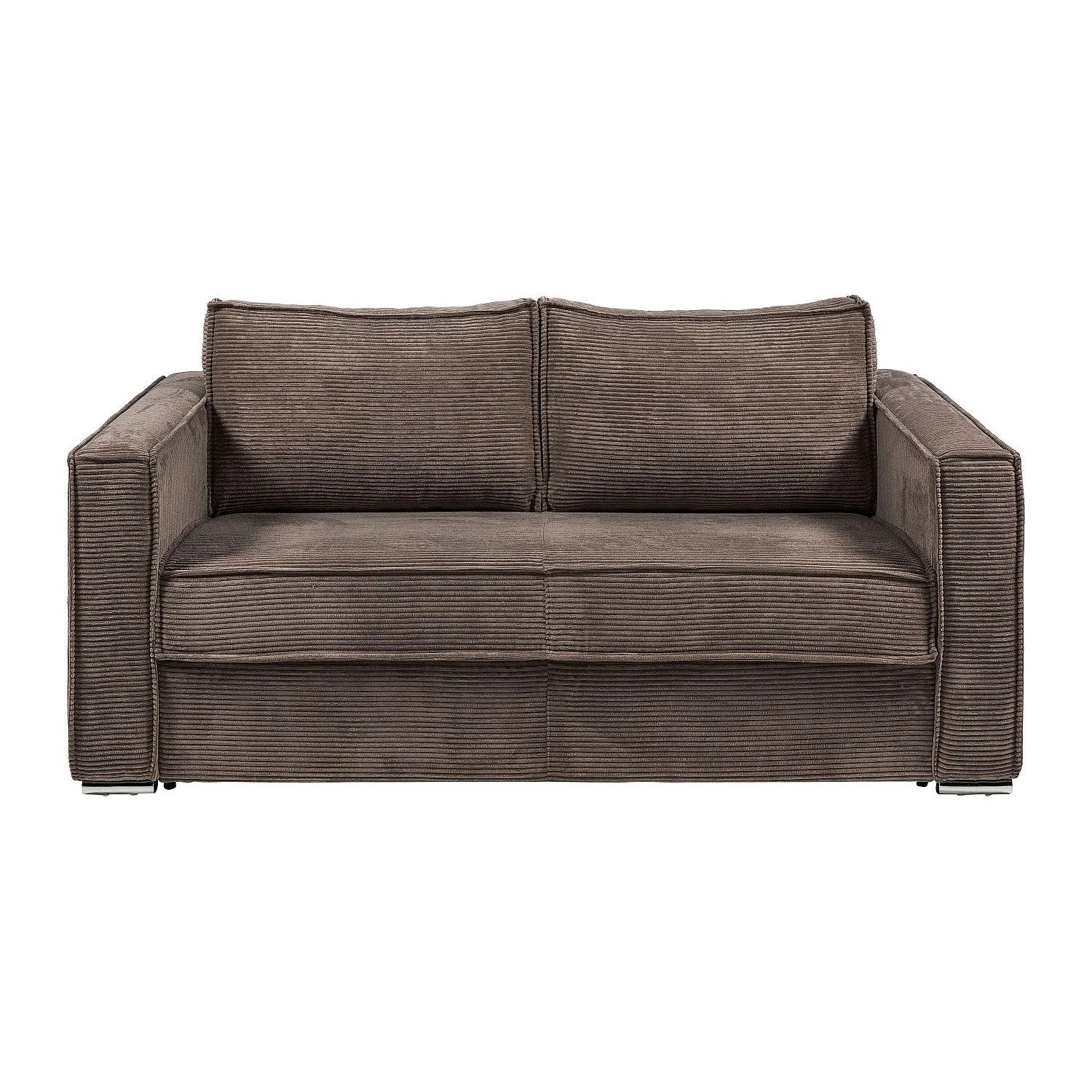 Vente-unique Schlafsofa Loreto Braun 195 cm