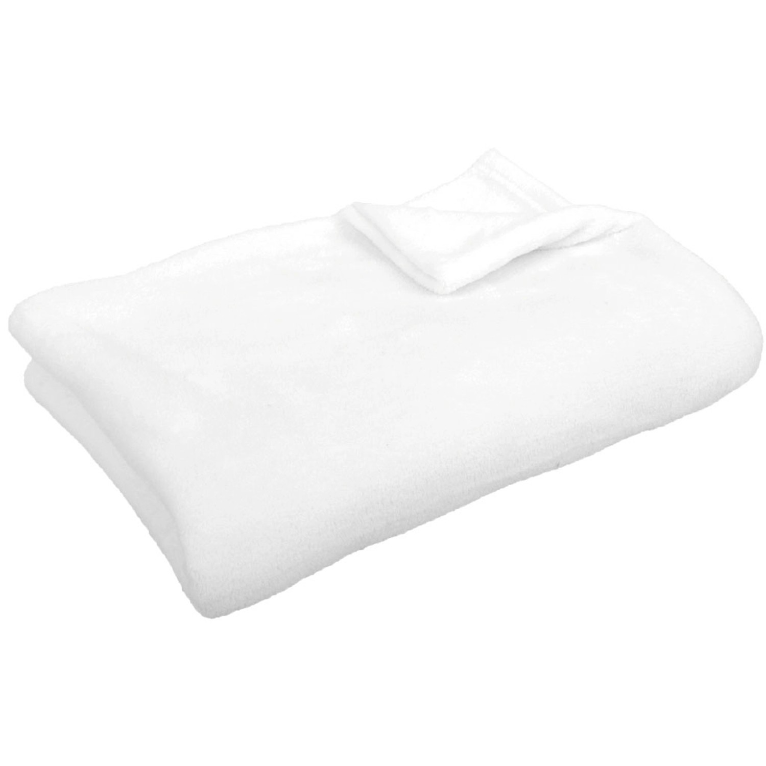 Weiße Bestlivings Babydecke aus Mikrofaser, 70x100 cm, ideal zum Kuscheln.