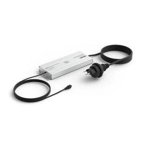 LyghtUp LED-Zaunbeleuchtung Set: Netzteil CH mit Stecker und Kabel für LED-Leisten.