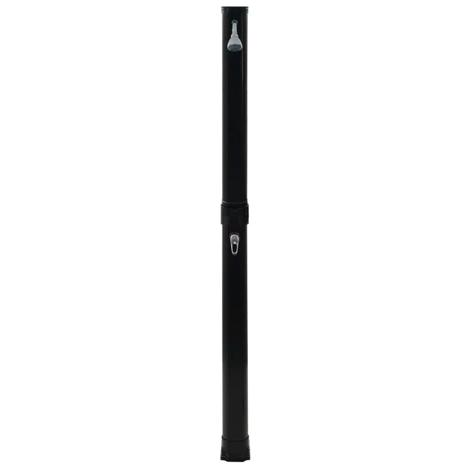 vidaXL Solardusche Klappbar Schwarz 214 cm 23 L 91719_2