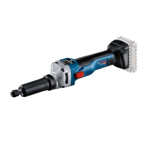 Bosch Professional Akku-Geradschleifer GGS 18V-10 SLC Solo, blaue Schleifmaschine ohne Akku.